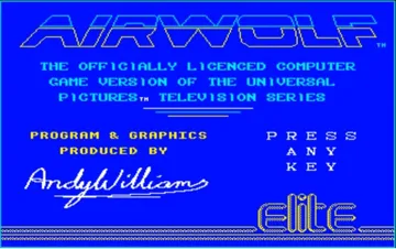 Airwolf (19xx)(Elite)[h2] screen shot title